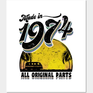 Made in 1974 All Original Parts Posters and Art